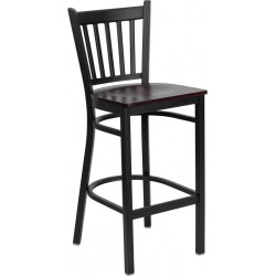 Black Bx5 Metal Restaurant Barstool