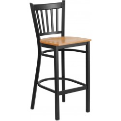 Black Bx5 Metal Restaurant Barstool