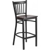 Black Bx5 Metal Restaurant Barstool