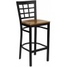 Tabouret de bar Black BX4 en métal noir