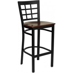 Tabouret de bar Black BX4 en métal noir