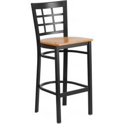 Tabouret de bar Black BX4 en métal noir