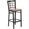 Tabouret de bar Black BX4 en métal noir
