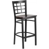 Tabouret de bar Black BX4 en métal noir