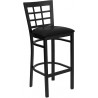 Tabouret de bar Black BX4 en métal noir