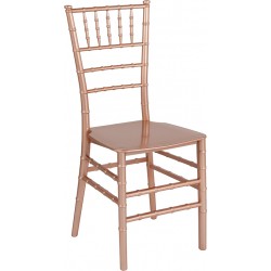 Chaise Chiavari empilable en résine