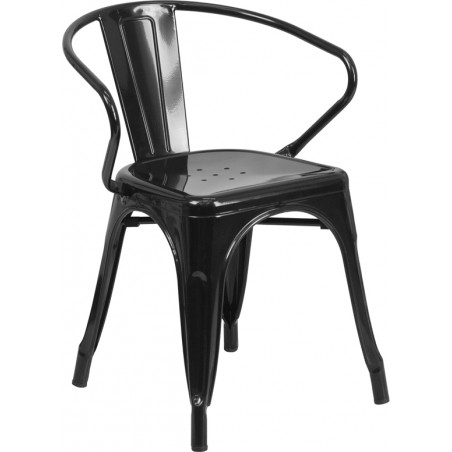 Metal Chair with Arms Tolix B