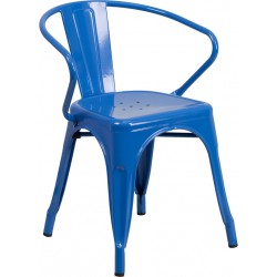 Metal Chair with Arms Tolix B