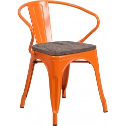 Metal Chair with Arms Tolix B