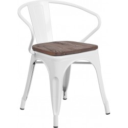 Metal Chair with Arms Tolix B