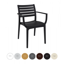 Luna AB patio stacking chair