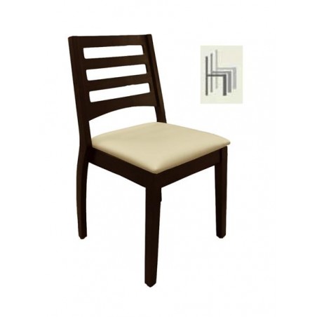 Noe chaise en bois de restaurant