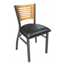 ATL chaise empilable de restaurant metal