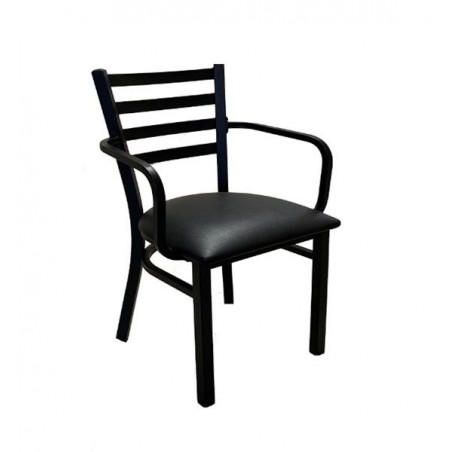 Black BX AB Metal restaurant chair