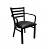 Black BX AB Metal restaurant chair