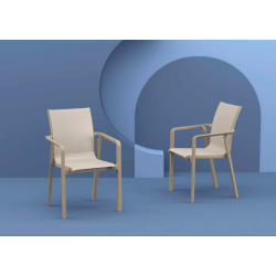 Pacifique chaise de terrasse en résine