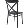 Cross resin patio chair
