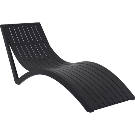 Slim chaise longue commerciale