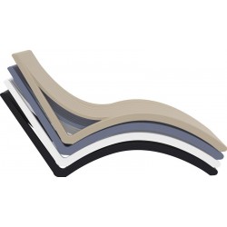 Slim chaise longue commerciale