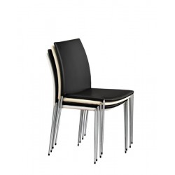 Oslo chaise en métal empilable