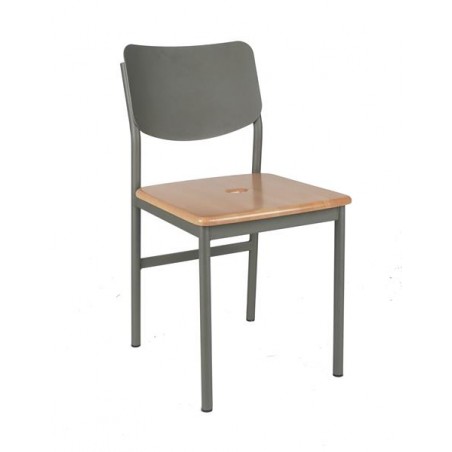 Lou chaise de metal pour restaurant