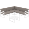 Leto ensemble de lounge extérieur en coin