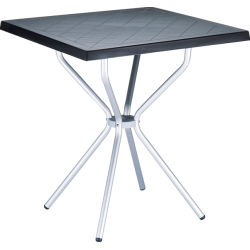 Mistral - Table de terrasse en resine 28x28