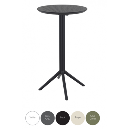 Sky High round Terrace folding table