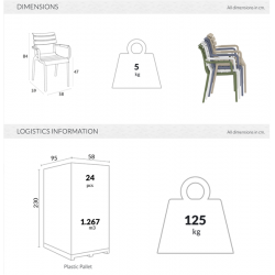 Helenne AB patio resin chair