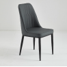 CDS 64 Upholstered vinyl restaurant chair