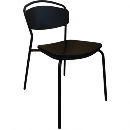 Joel chaise de restaurant en metal