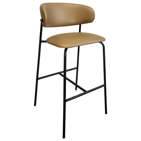 Luciano restaurant metal barstool