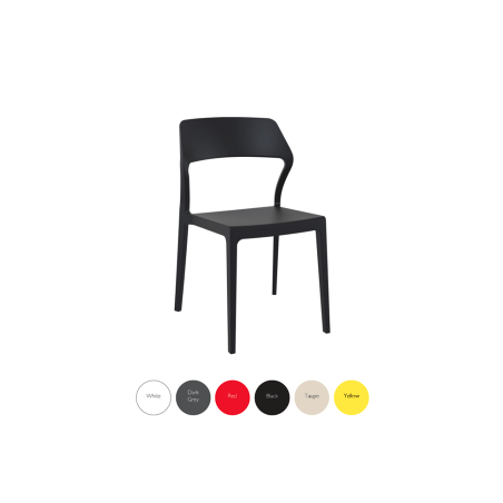 Chaise de terrasse empilable Neige